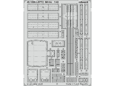 Hughes Mh-6 J - Pe Set (For Icm Kits) - zdjęcie 2