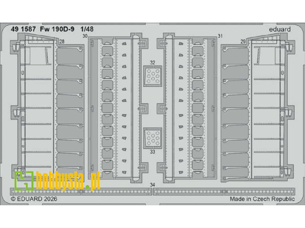 Focke Wulf Fw-190 D-9 - Pe Parts (For Miniart Kits) - zdjęcie 1