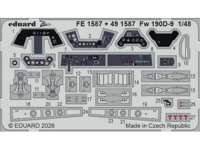 Focke Wulf Fw-190 D-9 - Pe Parts (For Miniart Kits) - zdjęcie 2
