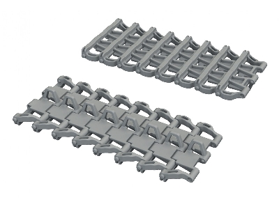 Pz.Kpfw. Iii / Pz.Kpfw. Iv - Tracks Type 3a (3d-printed) - zdjęcie 1