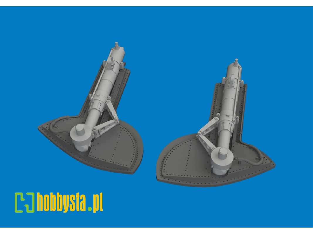 Spitfire Mk.Ix / Mk..Xvi - Undercarriage Legs (For Eduard Kits / 3d-printed) - zdjęcie 1
