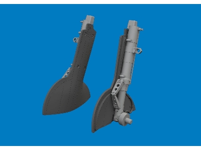Spitfire Mk.Ix / Mk..Xvi - Undercarriage Legs (For Eduard Kits / 3d-printed) - zdjęcie 2