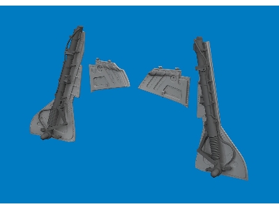 Focke Wulf Fw-190 A-3 / A-4 - Undercarriage Legs (For Eduard Kits / 3d-printed) - zdjęcie 2