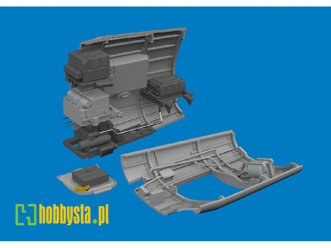 Curtiss P-40 K - Radio Compartment (For Eduard Kits / 3d-printed) - zdjęcie 1