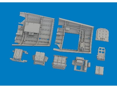 Curtiss P-40 K - Radio Compartment (For Eduard Kits / 3d-printed) - zdjęcie 2
