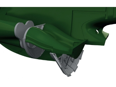 Curtiss P-40 K - Radiators Upgrade Set (For Eduard Kits / 3d-printed) - zdjęcie 2