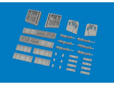 Curtiss P-40 K - Gun Bays (For Eduard Kits / 3d-printed) - zdjęcie 2