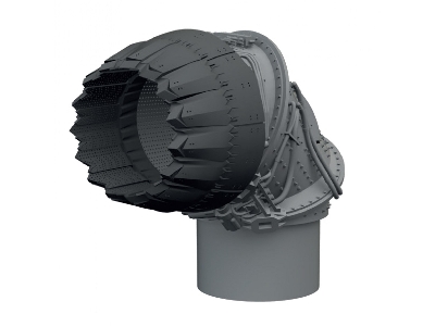 Lockheed Martin F-35 B Lightning Ii - Exhaust Nozzle (For Tamiya Kits / 3d-printed) - zdjęcie 1