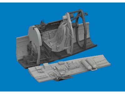 Supermarine Spitfire Mk.Vb - Cockpit (For Eduard Kits / 3d-printed) - zdjęcie 1