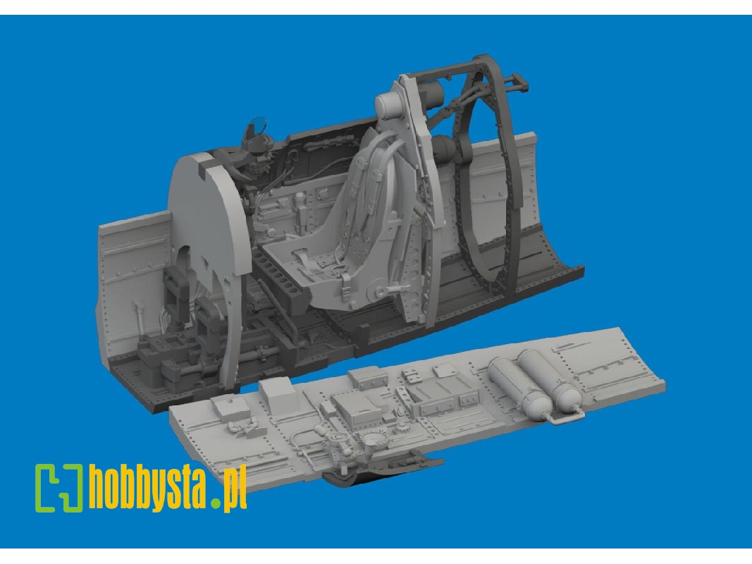 Supermarine Spitfire Mk.Vb - Cockpit (For Eduard Kits / 3d-printed) - zdjęcie 1
