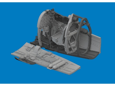 Supermarine Spitfire Mk.Vb - Cockpit (For Eduard Kits / 3d-printed) - zdjęcie 2