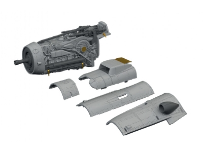 Messerschmitt Bf-109 K-4 - Engine (For Eduard Kits / 3d-printed) - zdjęcie 2