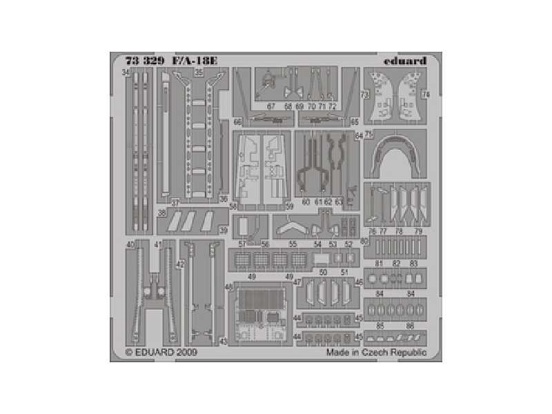  F/ A-18E S. A. 1/72 - Revell - blaszki - zdjęcie 1