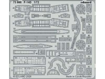 Grumman F-14 D Tomcat - Pe Set (For Tamiya Kits) - zdjęcie 1