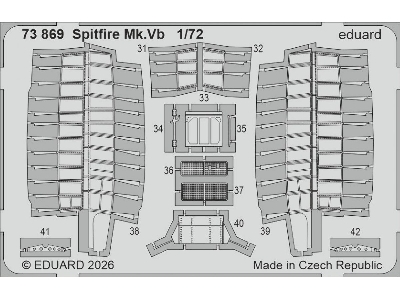 Supermarine Spitfire Mk.Vb - Pe Set (For Ibg Models  Kits) - zdjęcie 1