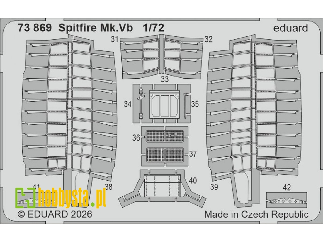 Supermarine Spitfire Mk.Vb - Pe Set (For Ibg Models  Kits) - zdjęcie 1