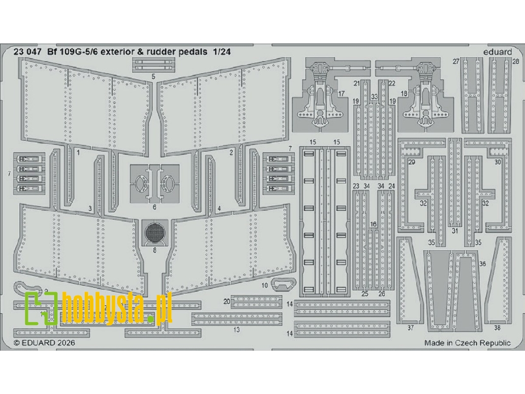Messerschmitt Bf-109 G-5 - Big Ed Set (For Airfix Kits) - zdjęcie 1