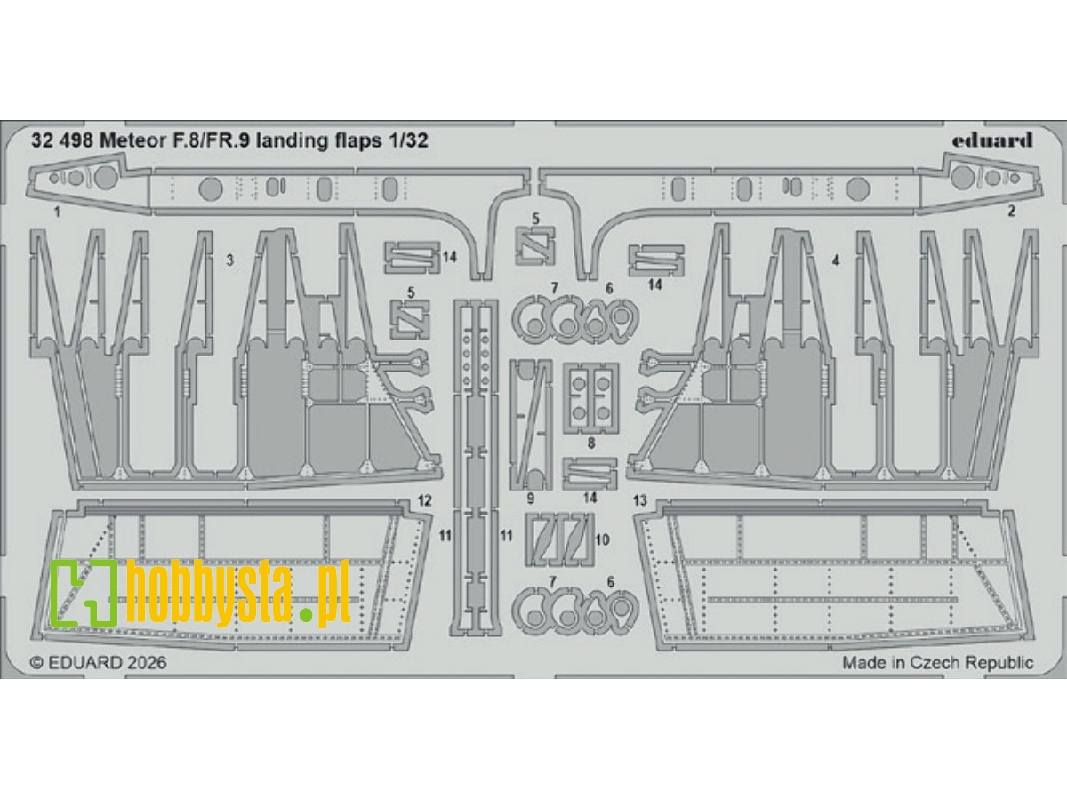 Gloster Meteor F.8 - Big Ed Set (For Revell Kits) - zdjęcie 1