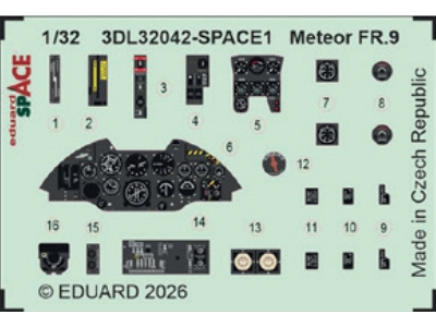 Gloster Meteor Fr.9 - Big Ed Set (For Revell Kits) - zdjęcie 5