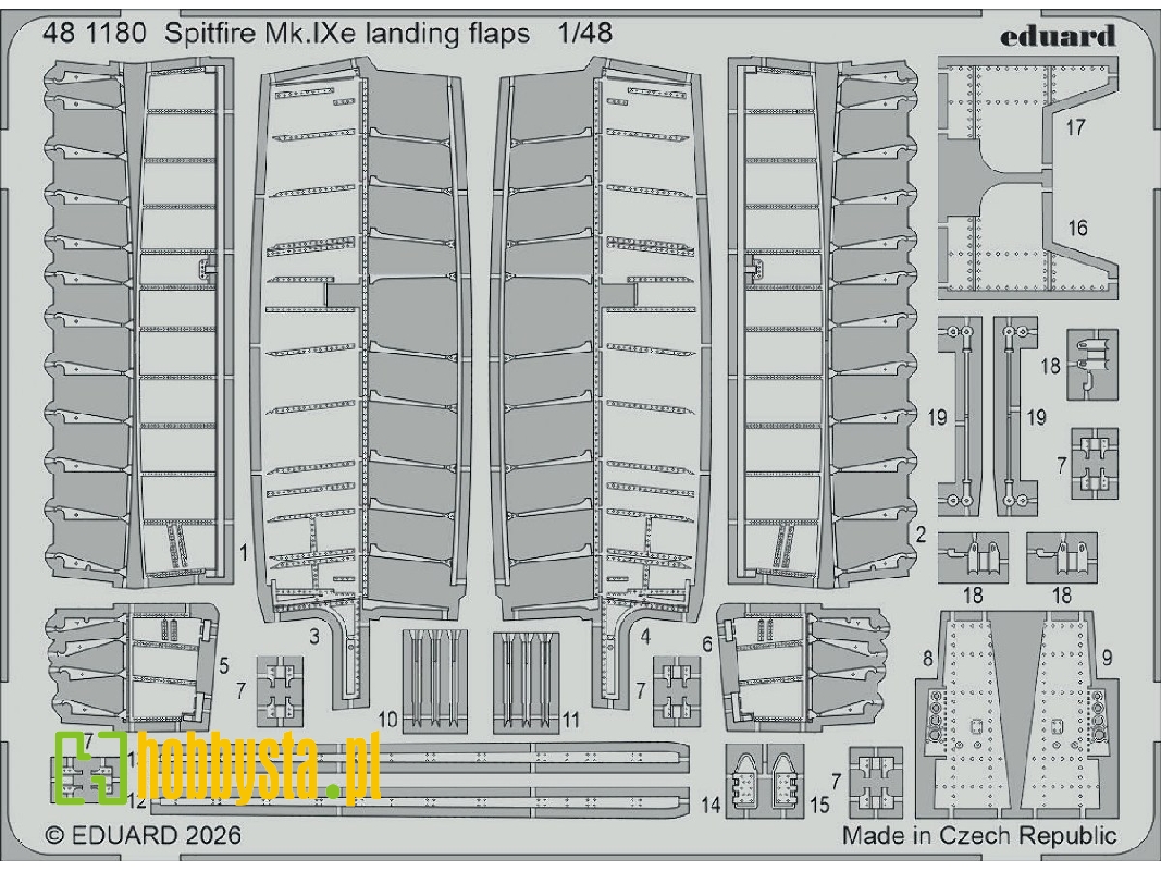 Supermaine Spitfire Mk.Ixe - Big Ed Set (For Airfix Kits) - zdjęcie 1