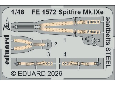 Supermaine Spitfire Mk.Ixe - Big Ed Set (For Airfix Kits) - zdjęcie 4