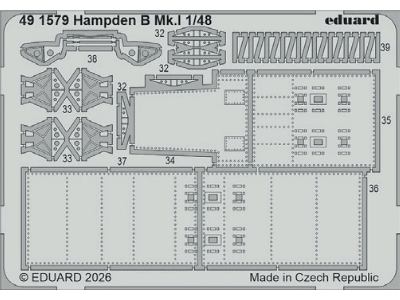 Handley Page Hampden B Mk.I - Big Ed Set (For Icm Kits) - zdjęcie 1