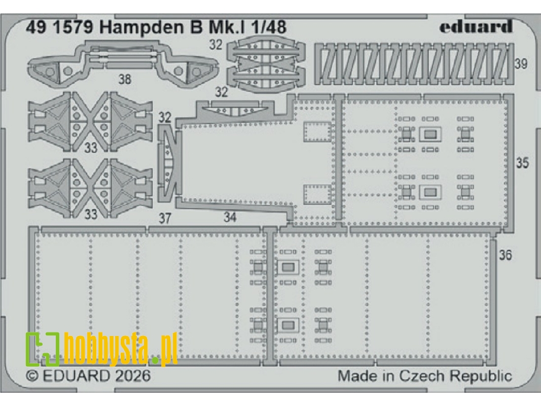 Handley Page Hampden B Mk.I - Big Ed Set (For Icm Kits) - zdjęcie 1