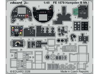 Handley Page Hampden B Mk.I - Big Ed Set (For Icm Kits) - zdjęcie 2