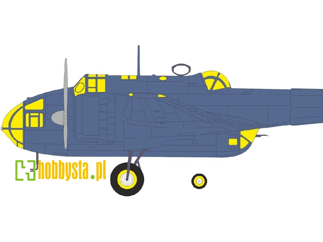 Handley Page Hampden Tb Mk.I - Mask Set (For Icm Kits) - zdjęcie 1