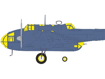Handley Page Hampden Tb Mk.I - Tface Mask Set (For Icm Kits) - zdjęcie 1