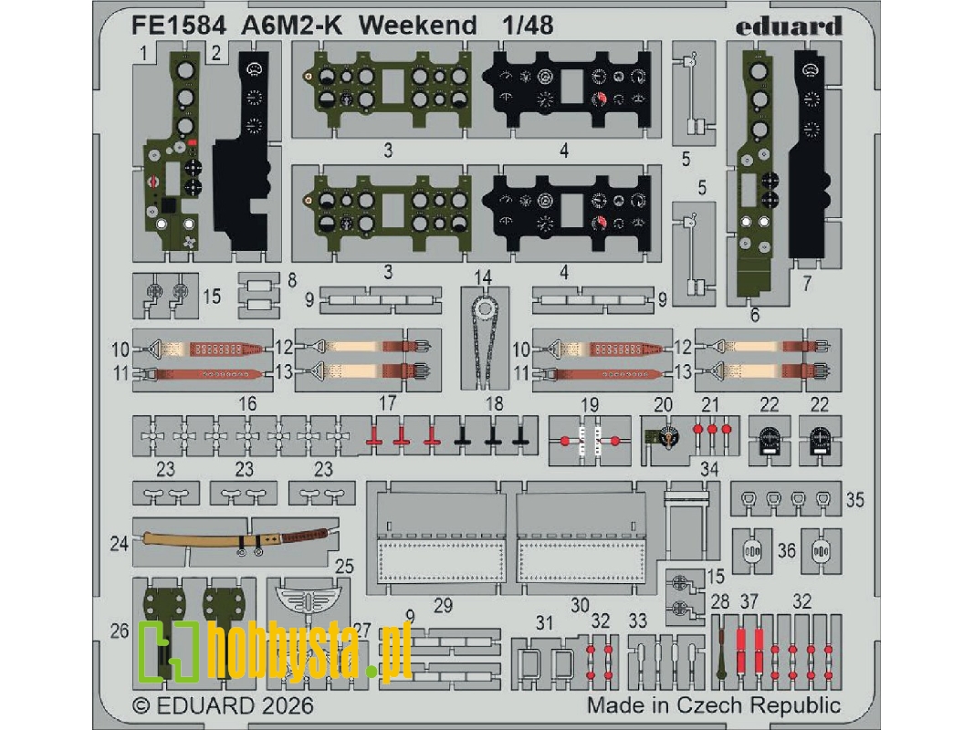 Mitsubishi A6m2-k (Weekend Edition) - Zoom Set (For Eduard Kits) - zdjęcie 1