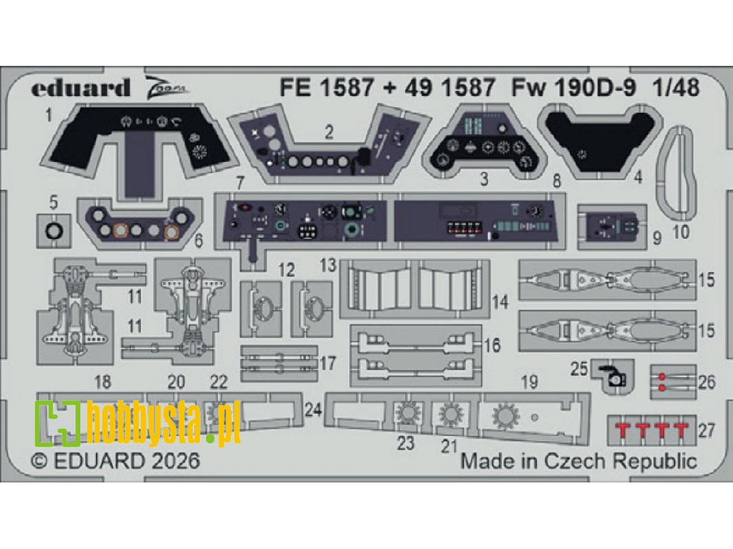 Focke Wulf Fw-190 D-9 - Zoom Set (For Miniart Kits) - zdjęcie 1