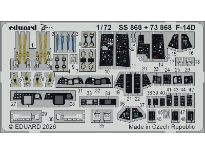 Grumman F-14 D Tomcat - Zoom Set (For Tamiya Kits) - zdjęcie 1