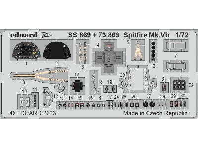 Supermarine Spitfire Mk.Vb - Zoom Set (For Ibg Kits) - zdjęcie 1