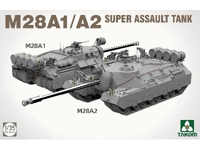 T28 Box Modeling Guide +  T28 Super Heavy Tank + M28 A1/A2 Super Assault Tank (3 In 1 Kit) - zdjęcie 5
