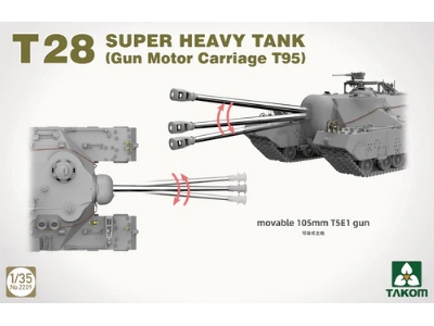 T28 Super Heavy Tank (Gun Motor Carriage T95) - zdjęcie 4