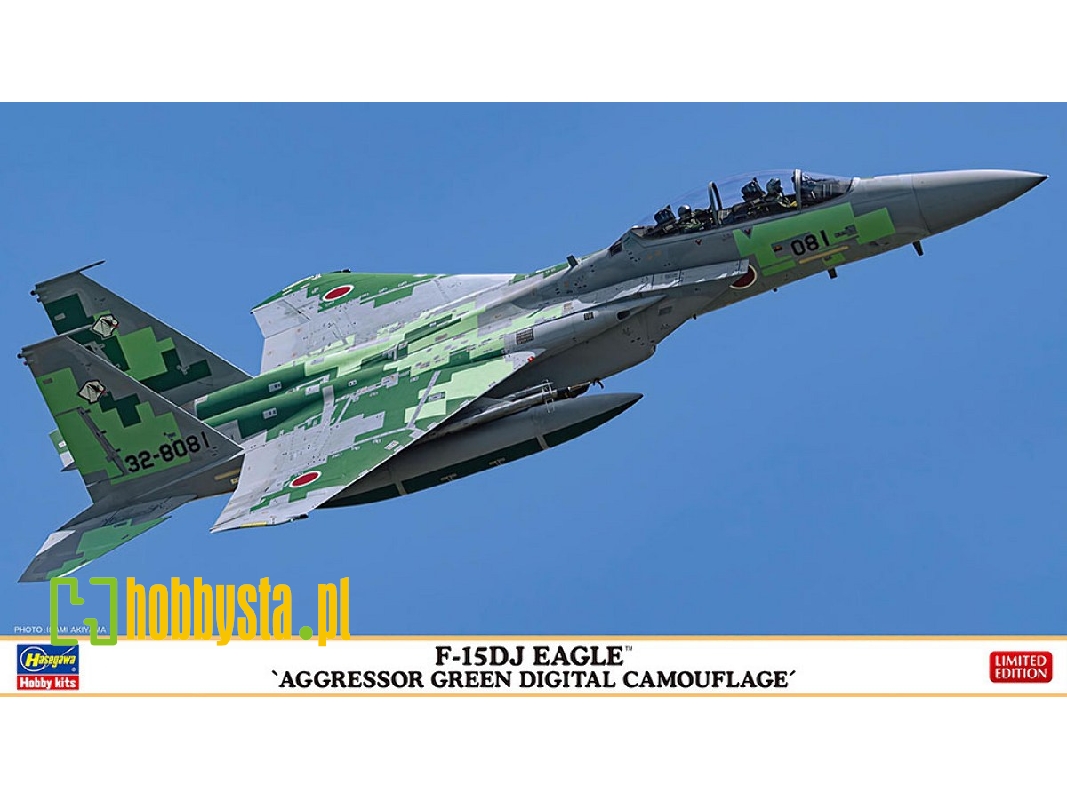 Mcdonnell Douglas F-15dj Eagle - Aggressor Green Digital Camouflage - zdjęcie 1