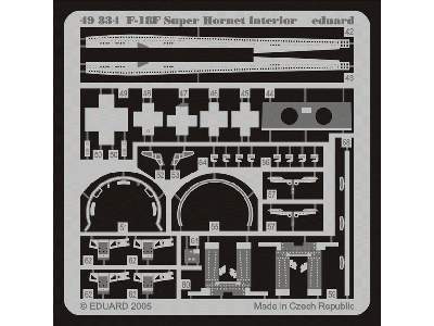  F/ A-18F interior 1/48 - Hasegawa - blaszki - zdjęcie 4
