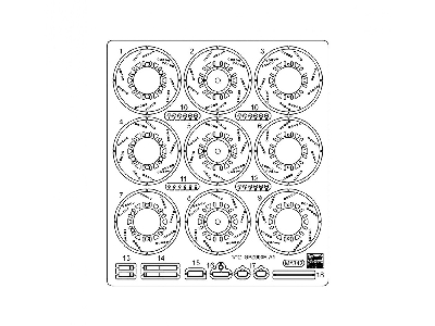 Kawasaki Gpz900r (A1) (1984) - Etching Parts Set (For Hasegawa Kits) - zdjęcie 2