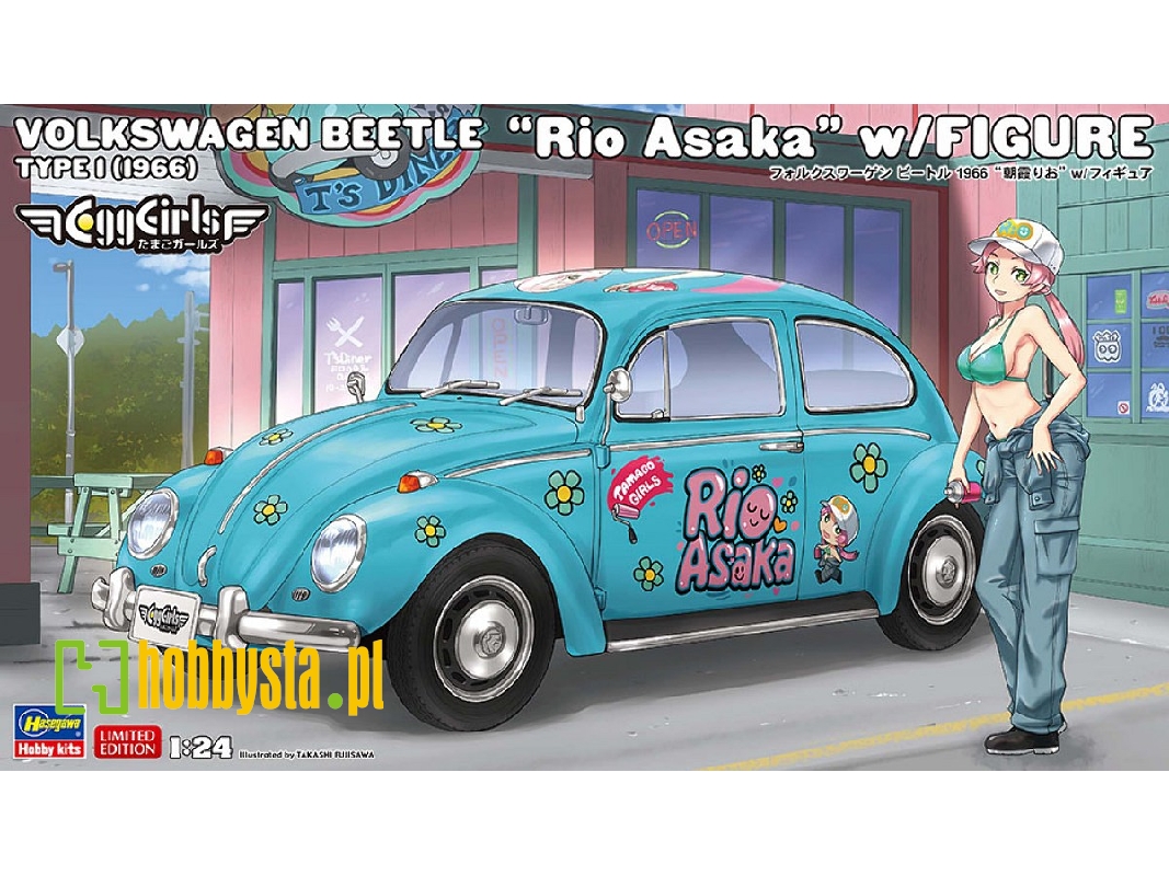 Volkswagen Beetle Type 1 (1966) - Rio Asaka With Figure - zdjęcie 1