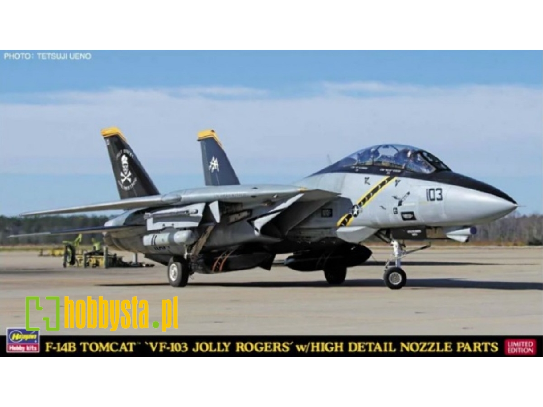 52199 F-14b Tomcat 'vf-103 Jolly Rogers' W/ High Detail Nozzle Parts - zdjęcie 1