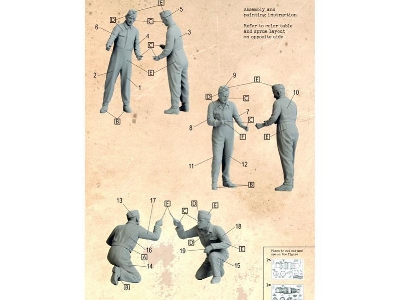 German Wwii Mechanics (3 Figures) - zdjęcie 3