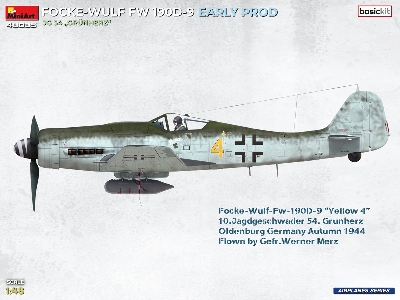 Focke-wulf Fw-190 D-9 Early Production - Jg.54 Grunherz (Basic Kit) - zdjęcie 9