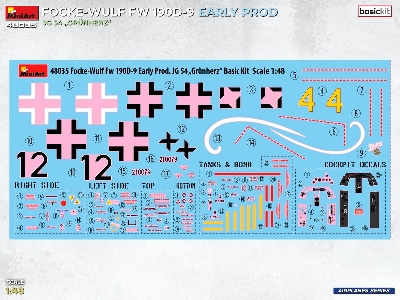 Focke-wulf Fw-190 D-9 Early Production - Jg.54 Grunherz (Basic Kit) - zdjęcie 11