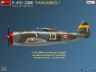 Republic P-47d-22re Thunderbolt - French Service (Basic Kit) - zdjęcie 11