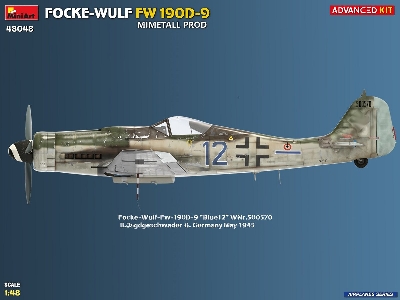 Focke Wulf Fw- 190 D-9 - Mimetall Produciotn (Advanced Kit) - zdjęcie 2