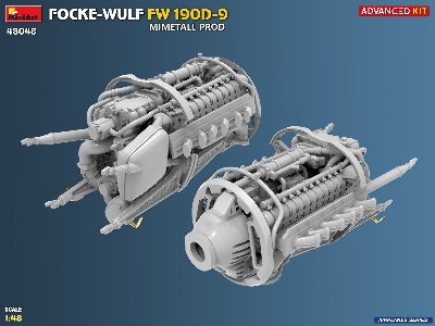 Focke Wulf Fw- 190 D-9 - Mimetall Produciotn (Advanced Kit) - zdjęcie 8