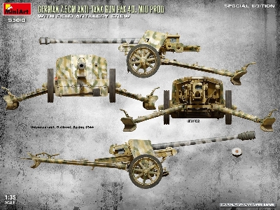 German 7.5cm Anti-tank Gun Pak 40 Mid Prod With Artillery Crew (Special Edition) - zdjęcie 25