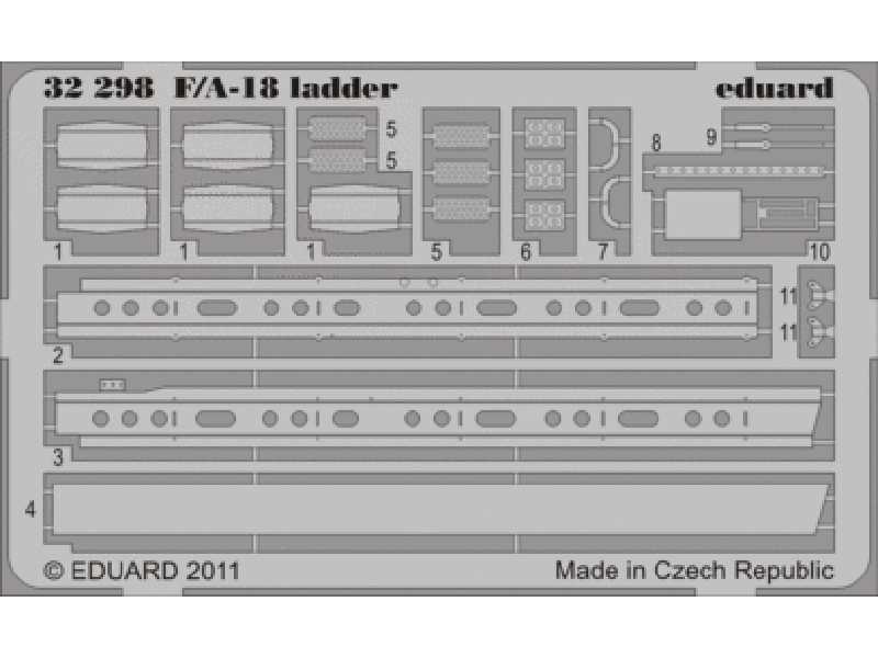 F/ A-18 ladder 1/32 - Trumpeter - blaszki - zdjęcie 1 F/ A-18 ladder 1/32 - Trumpeter - blaszki - zdjęcie 1