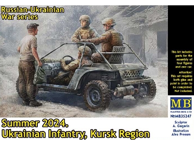 Russian-ukrainian War Series - Summer 2024. Ukrainian Infantry. Kursk Region - zdjęcie 1